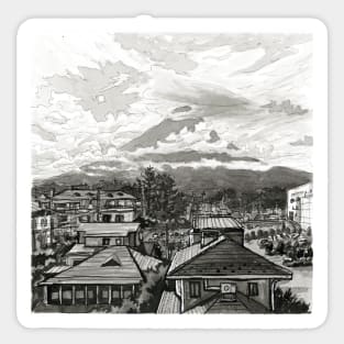 FujiSan Inktober #5 Sticker